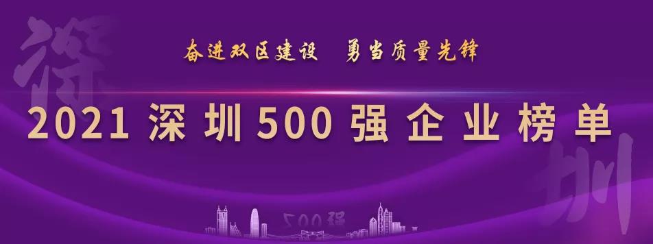 “2021深圳500强企业榜单”出炉，LDSports乐动列第23位